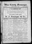 Newspaper: Wise County Messenger. (Decatur, Tex.), Vol. 27, No. 34, Ed. 1 Friday…