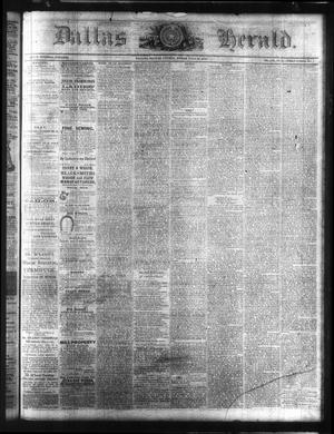 Primary view of Dallas Herald. (Dallas, Tex.), Vol. 17, No. 44, Ed. 1 Saturday, July 16, 1870
