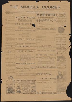 The Mineola Courier. (Mineola, Tex.), Ed. 1 Thursday, October 11, 1894