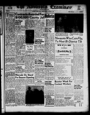 The Navasota Examiner and Grimes County Review (Navasota, Tex.), Vol. 62, No. 9, Ed. 1 Thursday, November 15, 1956