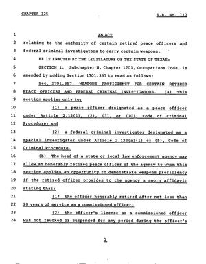 Primary view of 78th Texas Legislature, Regular Session, Senate Bill 117, Chapter 325