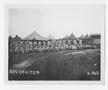 Photograph: [1894th Aviation Engineer Battalion Members Posing in Front of Tents]