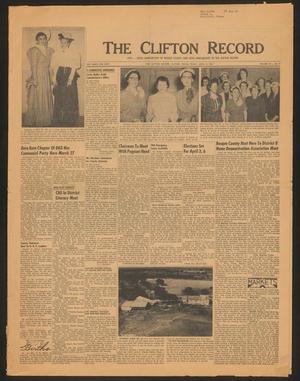 The Clifton Record (Clifton, Tex.), Vol. 60, No. 9, Ed. 1 Friday, April 2, 1954