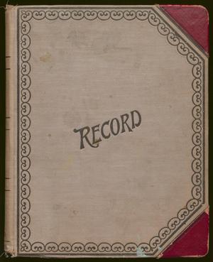 [Minutes of the Ahavath Sholom Ladies Cemetery Society: 1915-1934]