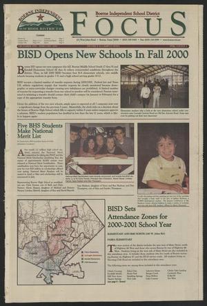 Primary view of Boerne Independent School District Focus (Boerne, Tex.), Vol. 1, No. 2, Ed. 1, December 1999-February 2000
