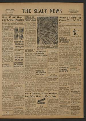 The Sealy News (Sealy, Tex.), Vol. 61, No. 33, Ed. 1 Thursday, October 20, 1949