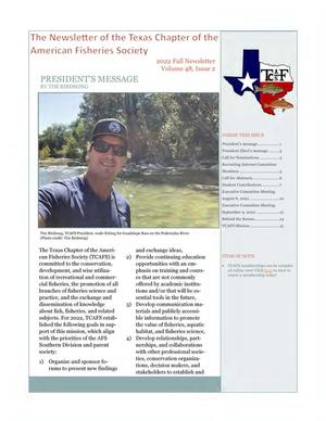 The Newsletter of the Texas Chapter of the American Fisheries Society, Volume 48, Number 2, Fall 2022