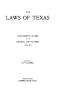 Book: The Laws of Texas, 1929 [Volume 26]