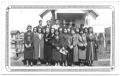 Photograph: [Students in Front of a School House in Houston]
