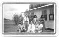 Photograph: [Group Posed in Front of a Presbyterian Sunday School]