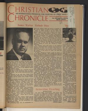 Christian Chronicle (Nashville, Tenn.), Vol. 30, No. [13], Ed. 1 Tuesday, June 19, 1973