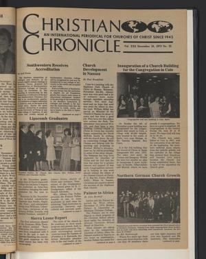 Christian Chronicle (Nashville, Tenn.), Vol. 30, No. 25, Ed. 1 Tuesday, December 18, 1973