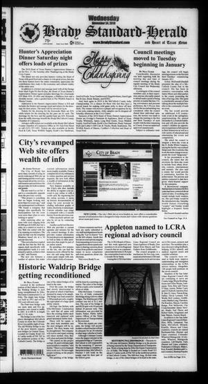 Brady Standard-Herald and Heart of Texas News (Brady, Tex.), Ed. 1 Wednesday, November 24, 2010