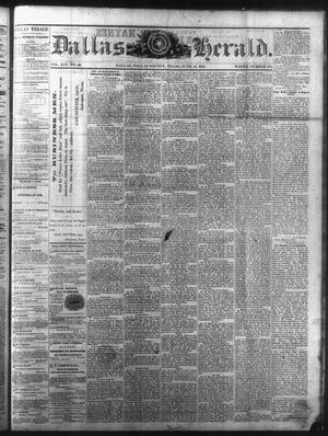Primary view of Dallas Herald. (Dallas, Tex.), Vol. 19, No. 40, Ed. 1 Saturday, June 15, 1872