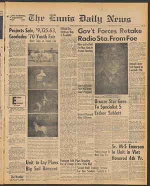 The Ennis Daily News (Ennis, Tex.), Vol. 78, No. 70, Ed. 1 Tuesday, March 24, 1970