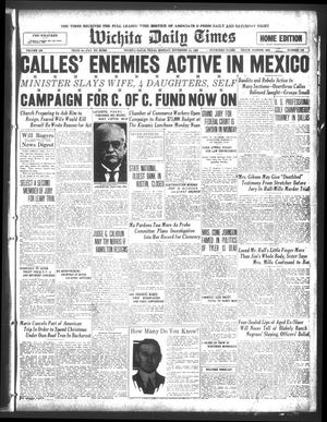 Wichita Daily Times (Wichita Falls, Tex.), Vol. 20, No. 186, Ed. 1 Monday, November 15, 1926