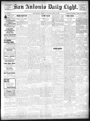 San Antonio Daily Light. (San Antonio, Tex.), Vol. 20, No. 95, Ed. 1 Wednesday, April 24, 1901