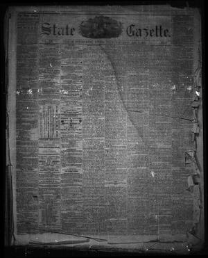 Primary view of State Gazette. (Austin, Tex.), Vol. 12, No. 22, Ed. 1 Saturday, January 5, 1861