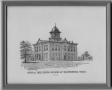 Photograph: [Drawing of Central Free School Building]