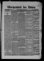 Newspaper: Wochenblatt der Union (Galveston, Tex.), Vol. 9, No. 18, Ed. 1 Sunday…