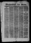 Newspaper: Wochenblatt der Union (Galveston, Tex.), Vol. 9, No. 34, Ed. 1 Sunday…