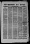 Newspaper: Wochenblatt der Union (Galveston, Tex.), Vol. 9, No. 35, Ed. 1 Sunday…
