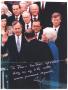 Photograph: [Signed photo of President George Bush taking the Presidential "Oath …