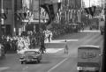 Photograph: [Crowd on Main Street waiting for the Kennedy motorcade]