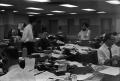 Photograph: [Dallas Times Herald newsroom on the night of November 22, 1963]