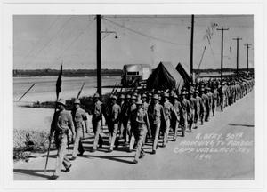 A Battery - 30th Marching to Parade