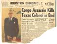 Photograph: [Houston Chronicle front page picturing William Lockhart Clayton]