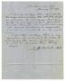 Letter: [Letter from J. Y. Visbet, January 12, 1863]