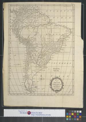 Primary view of Map of South America for the Rev. Dr. Robertson's History of America by Thos. Kitchin Senr. Hydrographer to his Majesty.