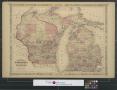 Map: Johnson's Wisconsin and Michigan.