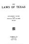 Book: The Laws of Texas, 1937-1939 [Volume 31]