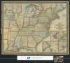 Map: Mitchell's travellers guide through the United States : a map of the …