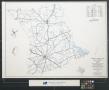 Map: General highway map Lee County Texas
