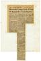 Clipping: [Dallas Morning News Clipping, May 24, 1968]