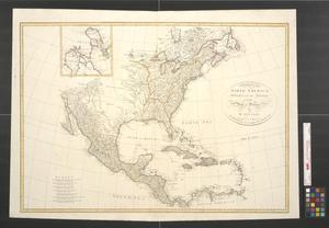 Primary view of A map of North America published under the patronage of the Duke of Orleans by d'Anville.