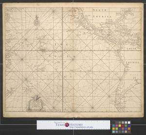 Primary view of A generall [sic.] chart of the South Sea from the River of Plate to Dampiers Streights on ye coast of New Guinea