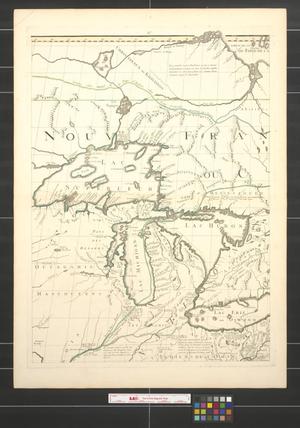 Primary view of Amerique septentrionale avec les routes, distances en milles, villages et etablissements [Sheet 2].
