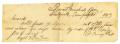 Text: [Military Pass for Ziza Moore, August 1, 1863]