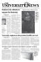 Newspaper: The University News (Irving, Tex.), Vol. 33, No. 10, Ed. 1 Wednesday,…