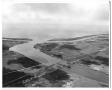 Photograph: [Photograph of Aerial View of Rainbow Bridge, 1957]
