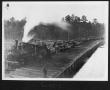 Photograph: [Texas South-Eastern Railroad Engine 3 at the Southern Pine Lumber Co…