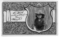 Photograph: [Greeting Card From Cowgirl] Mabel Hamilton, C. 1920