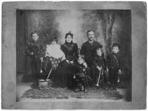[Photograph of the Schreck Family]