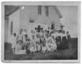 Postcard: [Group of Women in Front of Building]