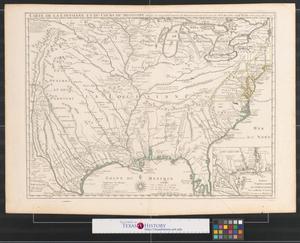 Primary view of Carte de la Louisiane et du cours du Mississipi