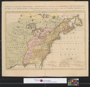 Primary view of Possessions angloises & francaises du continent de l'Amérique septentrionale.